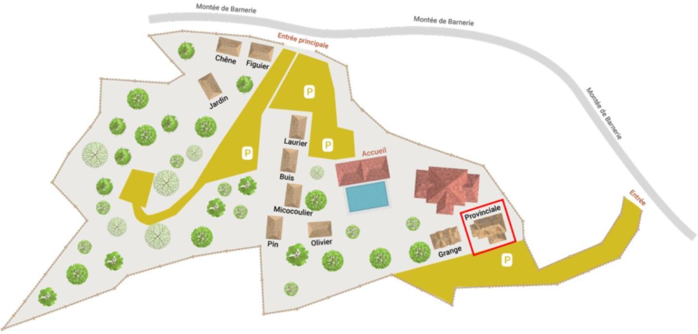 Gites Domaine De La Barnerie Saint Alban Auriolles Pokój zdjęcie