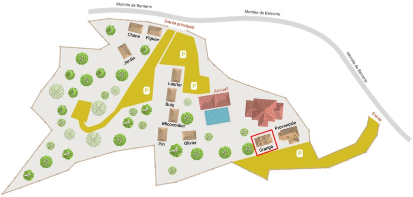 Gites Domaine De La Barnerie Saint Alban Auriolles Pokój zdjęcie