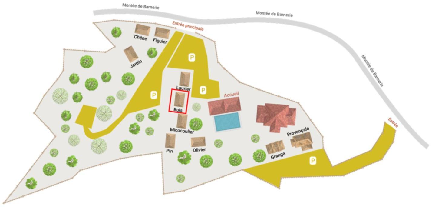 Gites Domaine De La Barnerie Saint Alban Auriolles Pokój zdjęcie